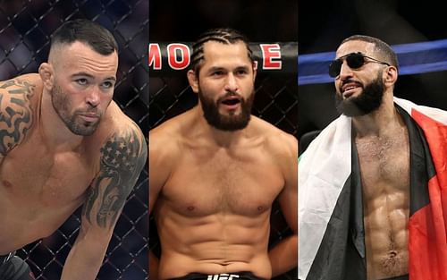 Colby Covington [left], Jorge Masvidal [center], Belal Muhammad [right]