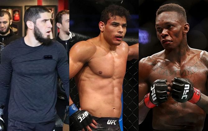 "Why this girl look like Adesanya?" - Paulo Costa trolls Islam Makhachev and Israel Adesanya in latest Twitter posts