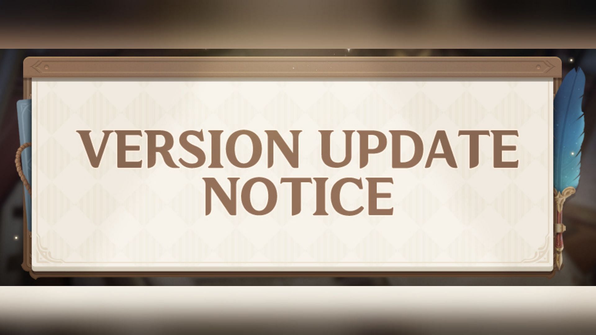 Version update notice for 2.6 (Image via HoYoverse)
