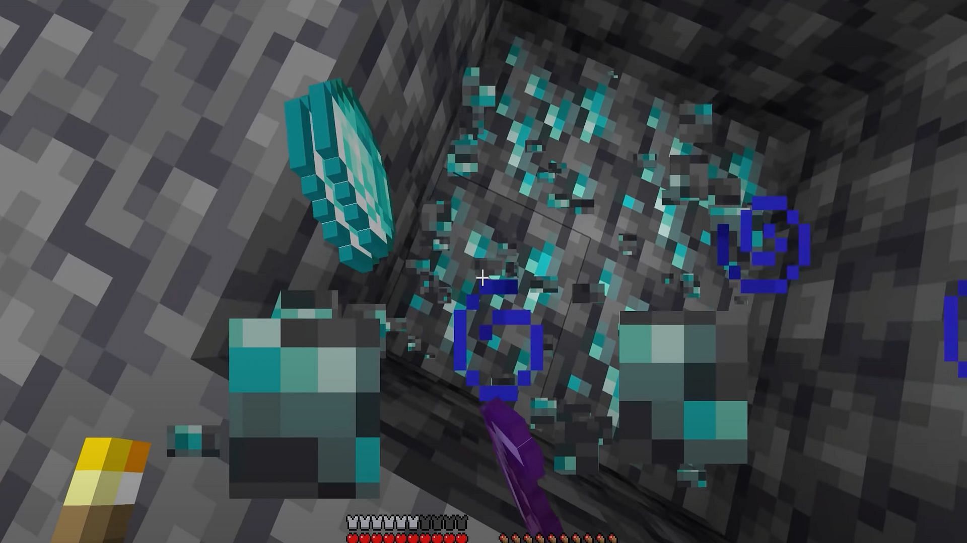 Diamonds are one of the most valued items in Minecraft (Image via Shulkercraft/YouTube)