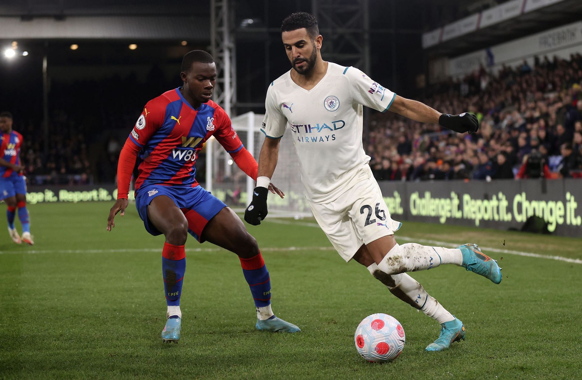 Manchester City suffered a setback against Crystal Palace on Monday.