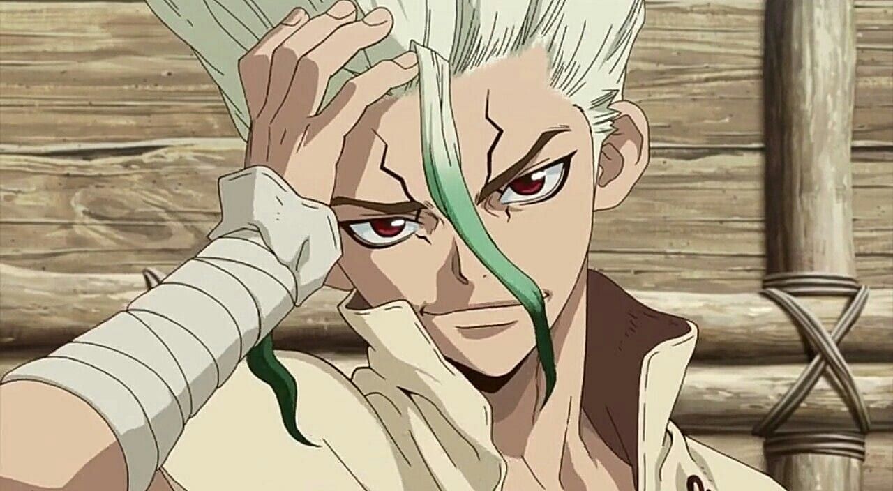 Senku Ishigami as seen in Dr. Stone (Image via TMS Entertainment)