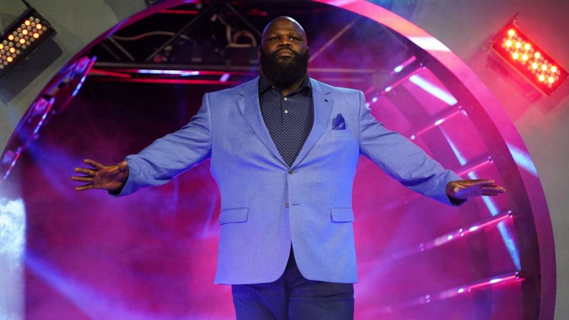 Mark Henry at an AEW event in 2021