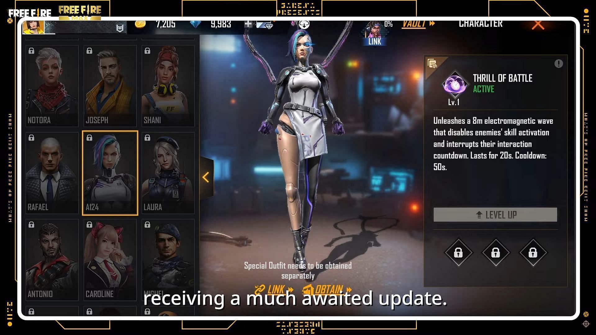The robot will have an entirely reworked ability (Image via Garena)