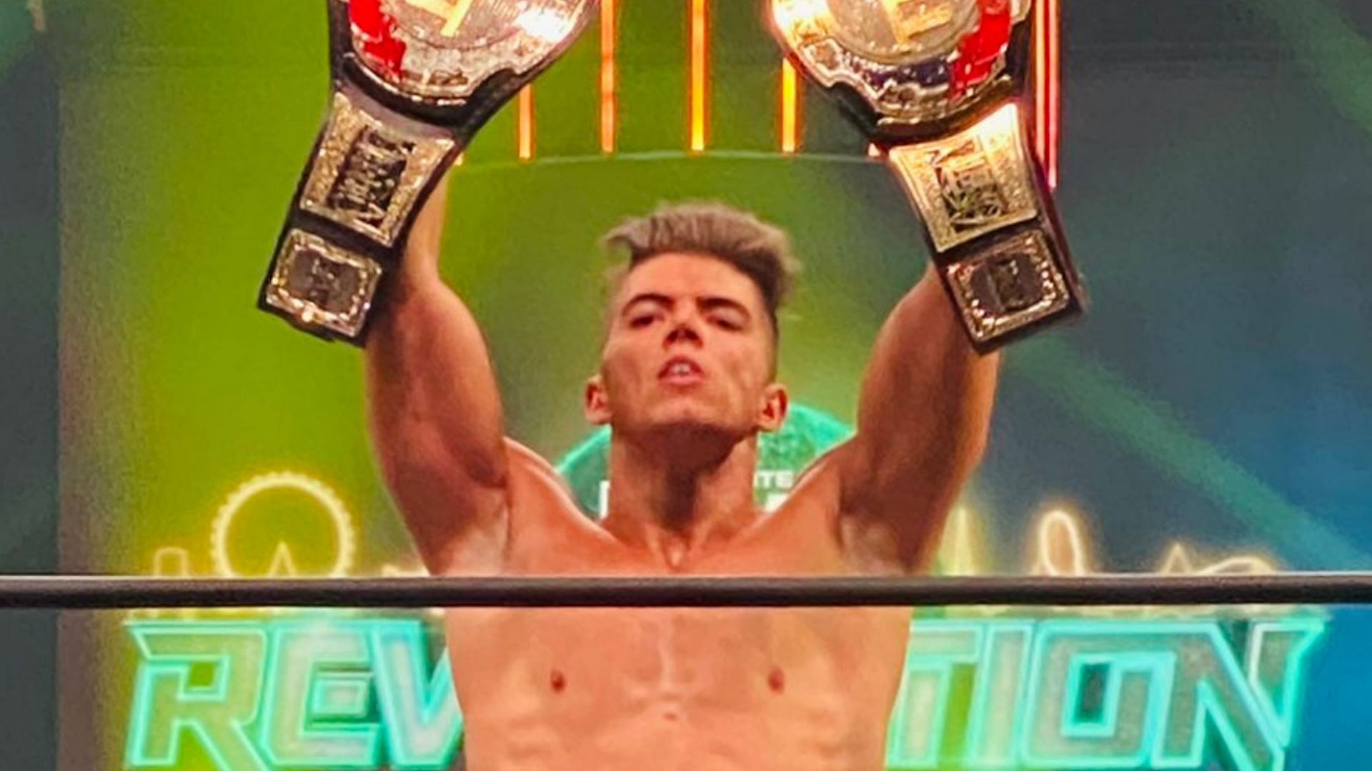 Sammy Guevara at an AEW Rampage event in 2022