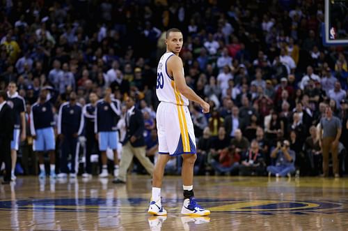 Steph Curry of the Golden State Warriors in 2012