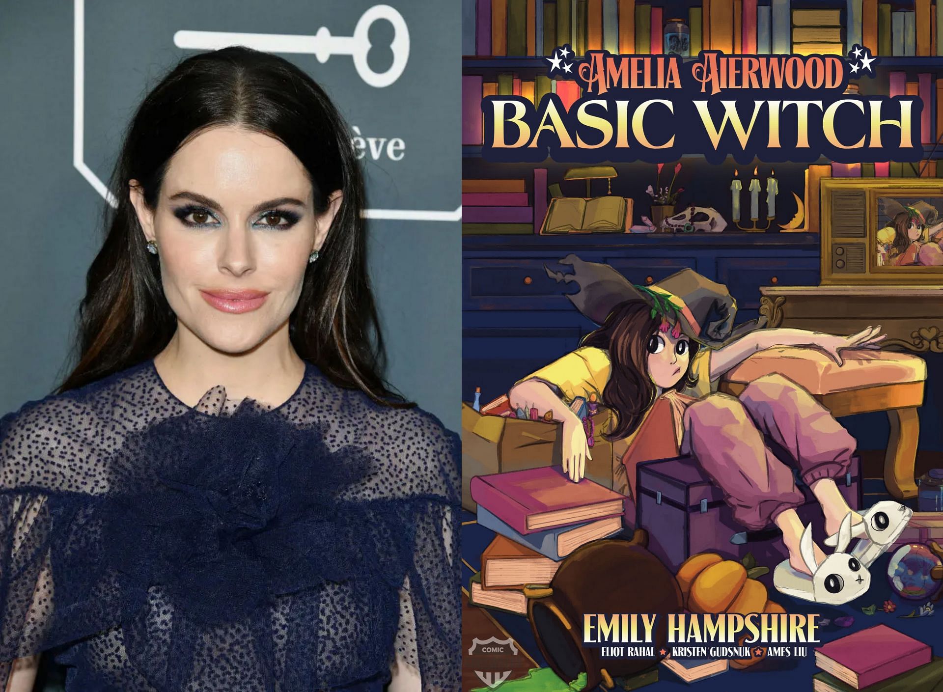 Emily Hampshire to bring graphic novel (Image via George Pimentel/WireImage/Getty Images &amp; Z2 Comics)