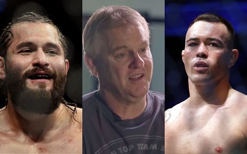 Jorge Masvidal (left); Dan Lambert (centre) via YouTube/ESPNMMA; Colby Covington (right).