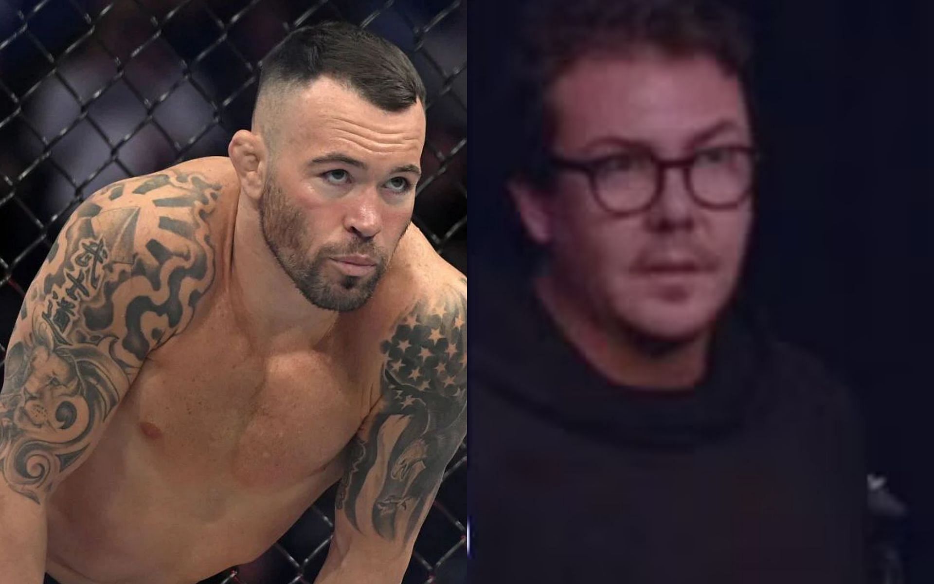 Colby Covington (left); Hunter Campbell (right)