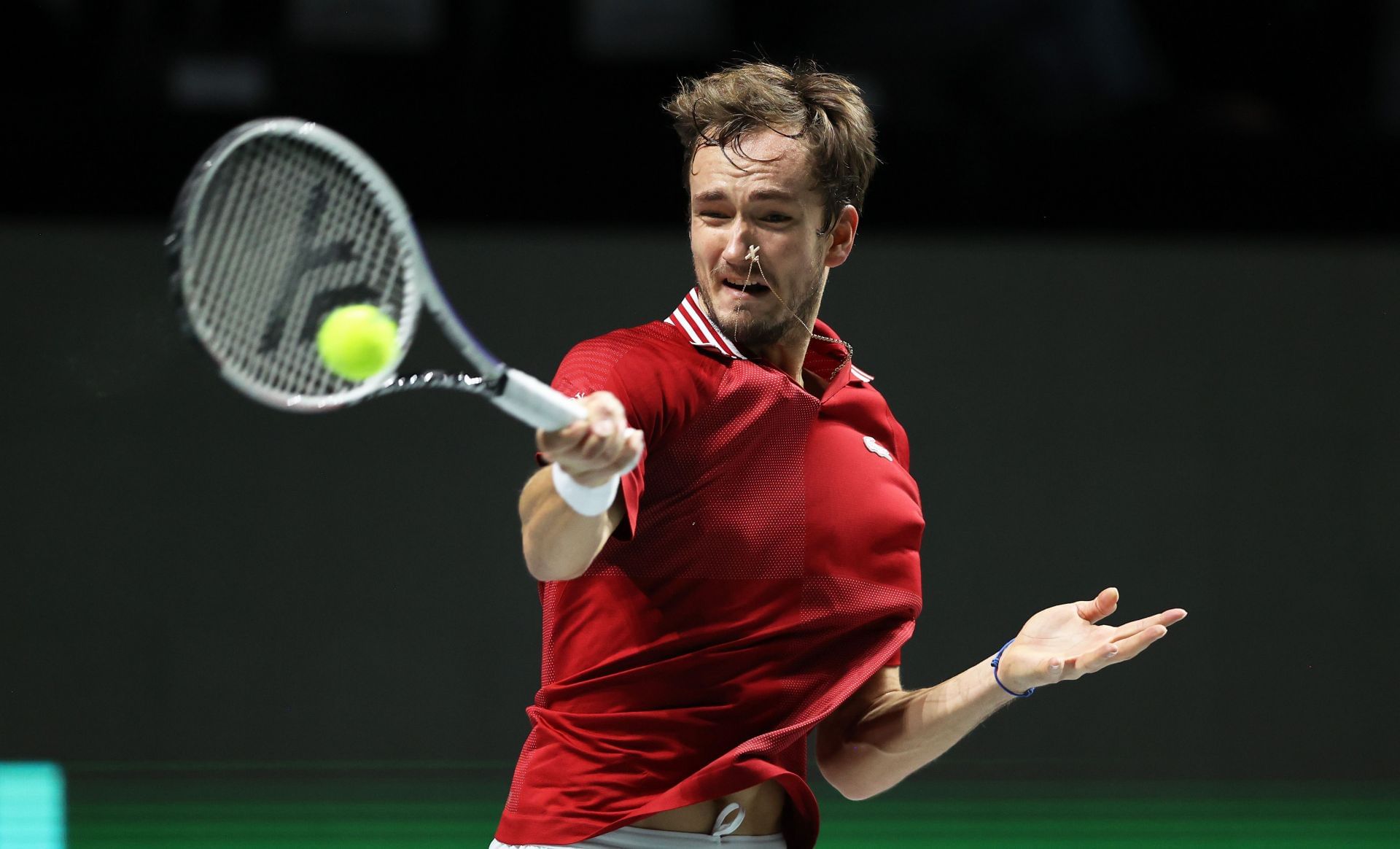 Daniil Medvedev at the 2021 Davis Cup Finals