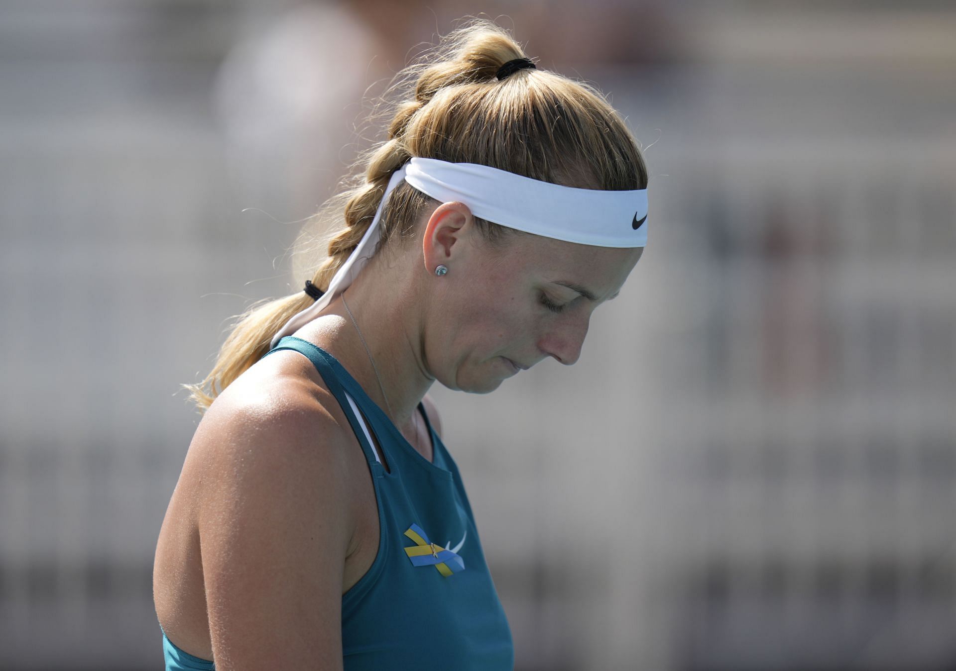 Kvitova turned in a patchy performance in her first match