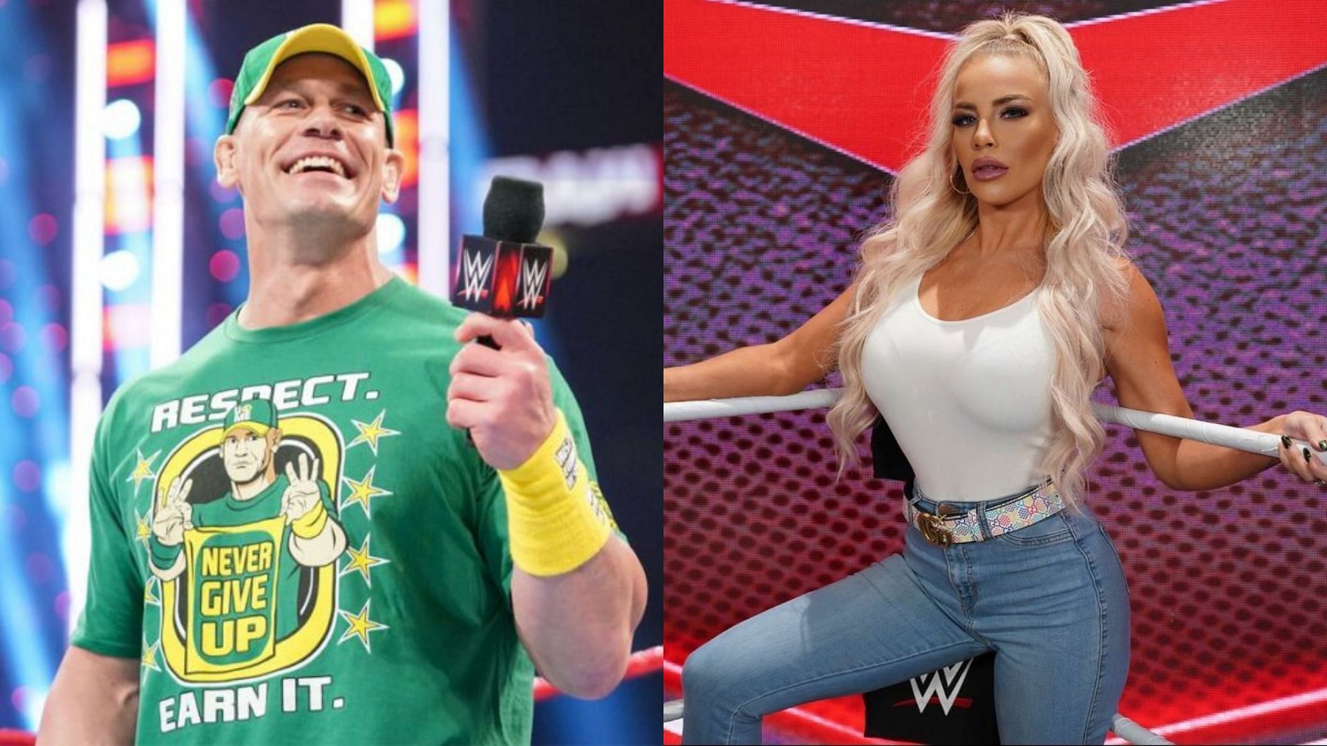 A WWE star has sent a message to Dana Brooke by referencing John Cena