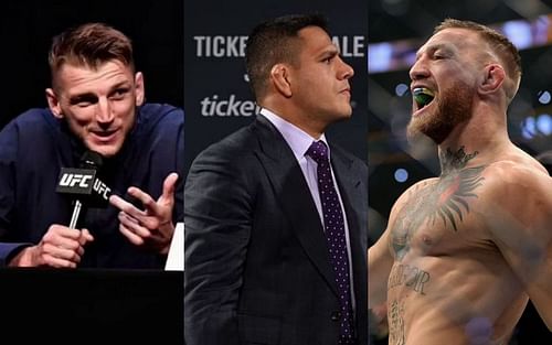 Dan Hooker, Rafael dos Anjos, and Conor McGregor