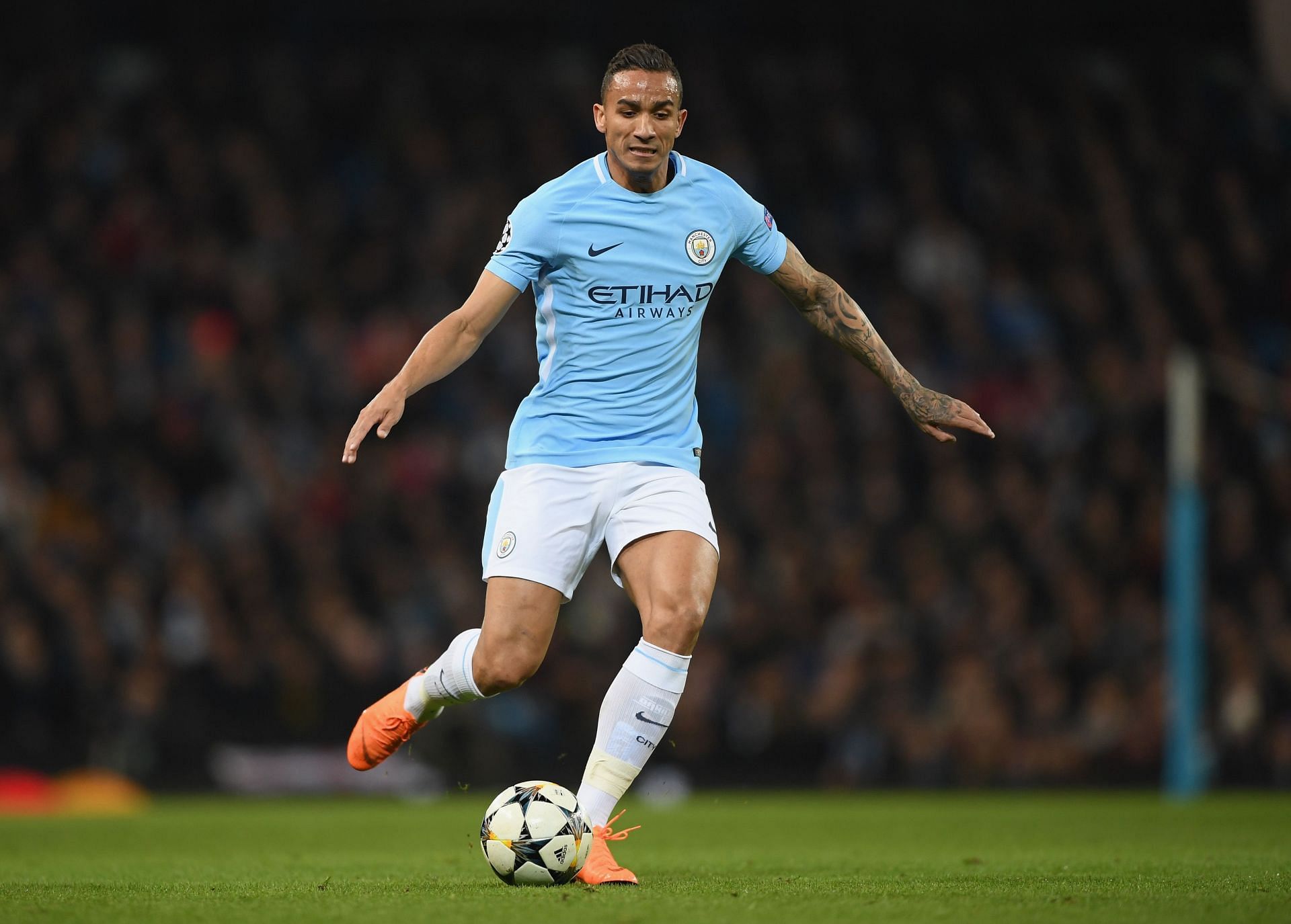 Danilo in Champions League action for the Sky Blues