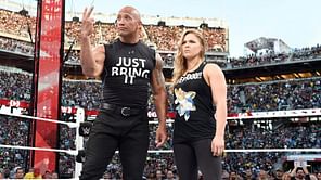 WWE किस्से-कहानियां: WrestleMania में जब The Rock और Ronda Rousey ने Triple h और Stephanie McMahon का किया था बुरा हाल