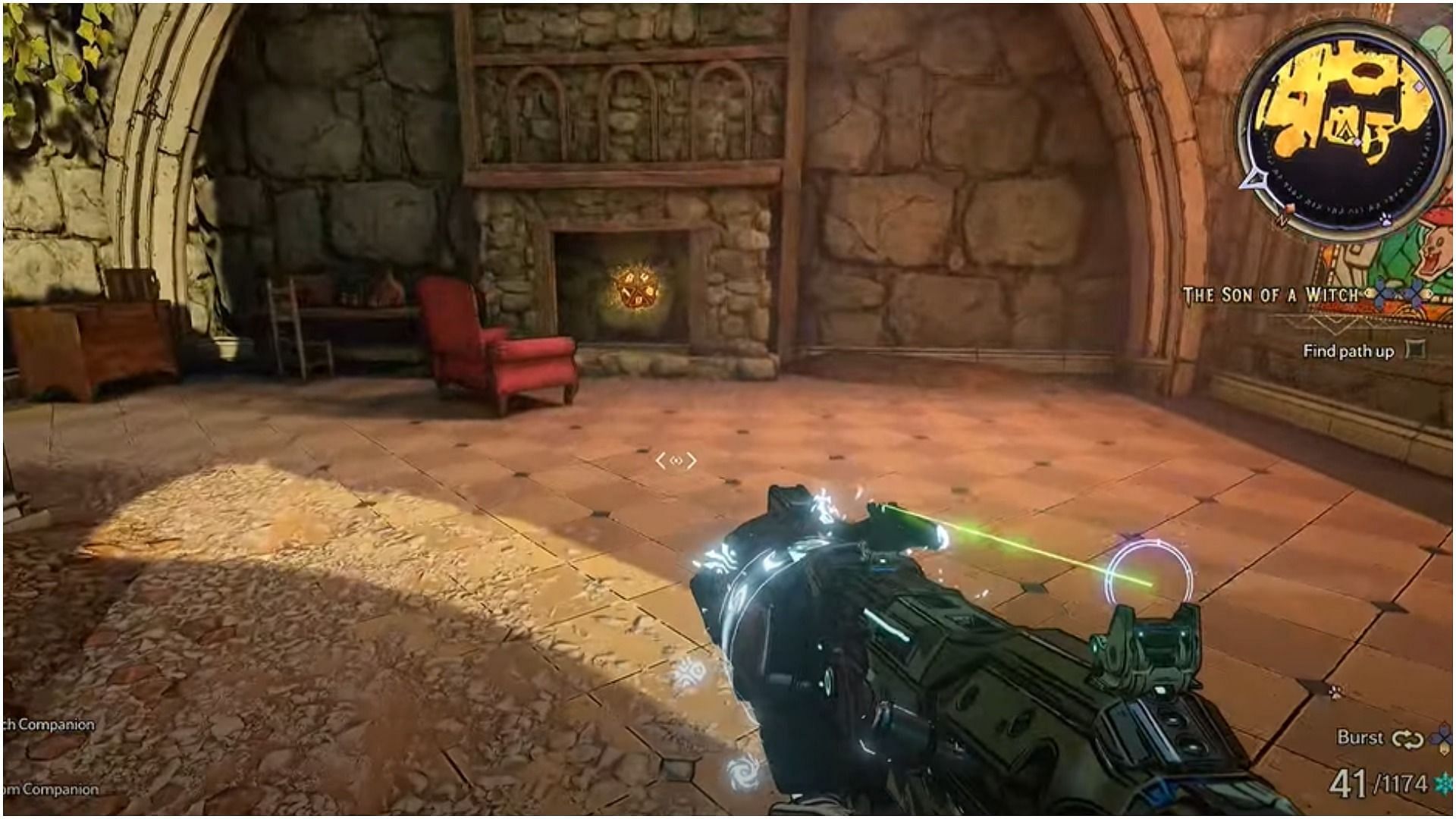 Enter the house and take the Lucky Dice from the fireplace (Image via WoW Quests/YouTube)