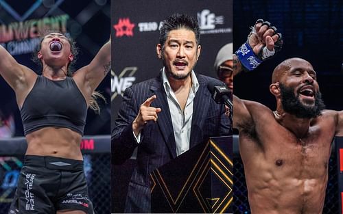 ONE CEO Chatri Sityodtong (center) was extremely satisfied with how ONE X turned out. [Images courtesy of ONE Championship]