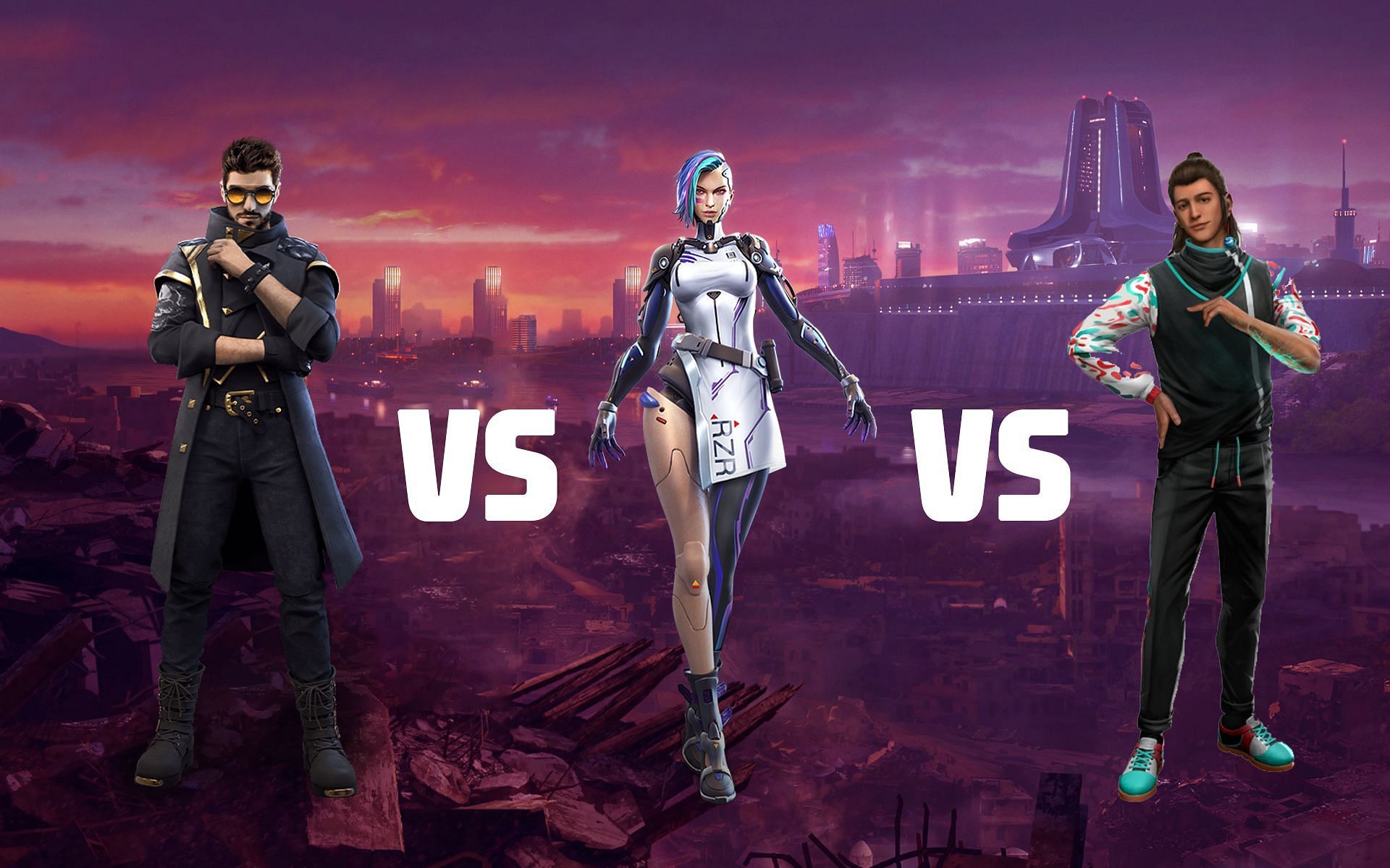 Alok vs A124 vs Otho: Which Free Fire MAX character is best? (Image via Sportskeeda)