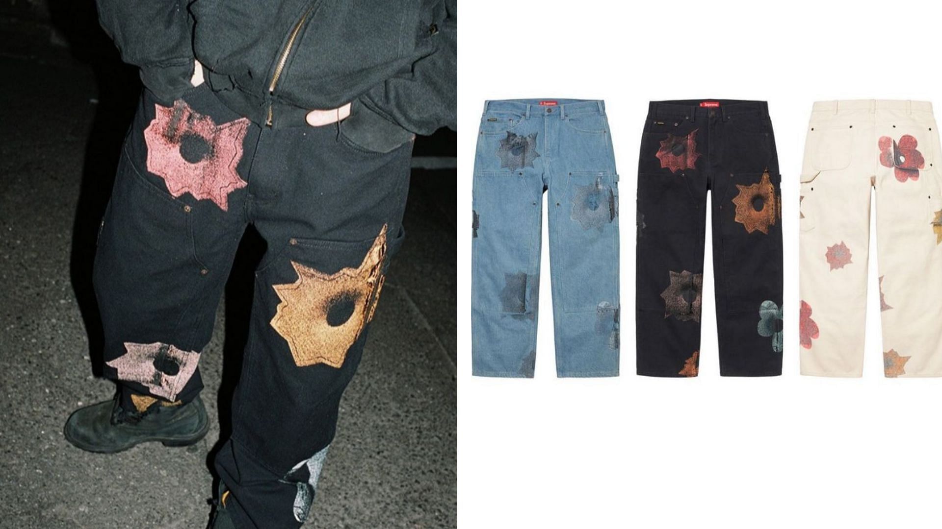 スタイルズ(STYLES) supreme double knee painter pants ダブルニー