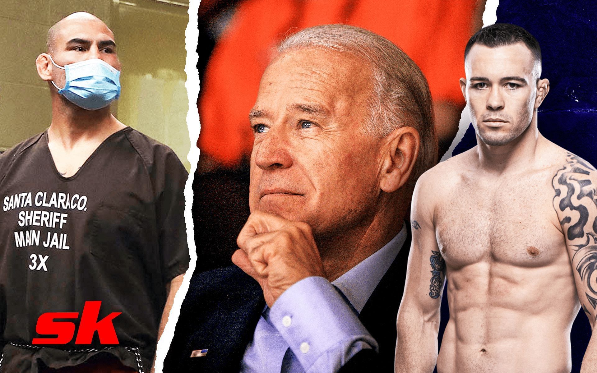 Colby Covington says Cain Velasquez needs a presidential pardon [Photo credit: @mikebohnmma om Twitter &amp; ufc.com]