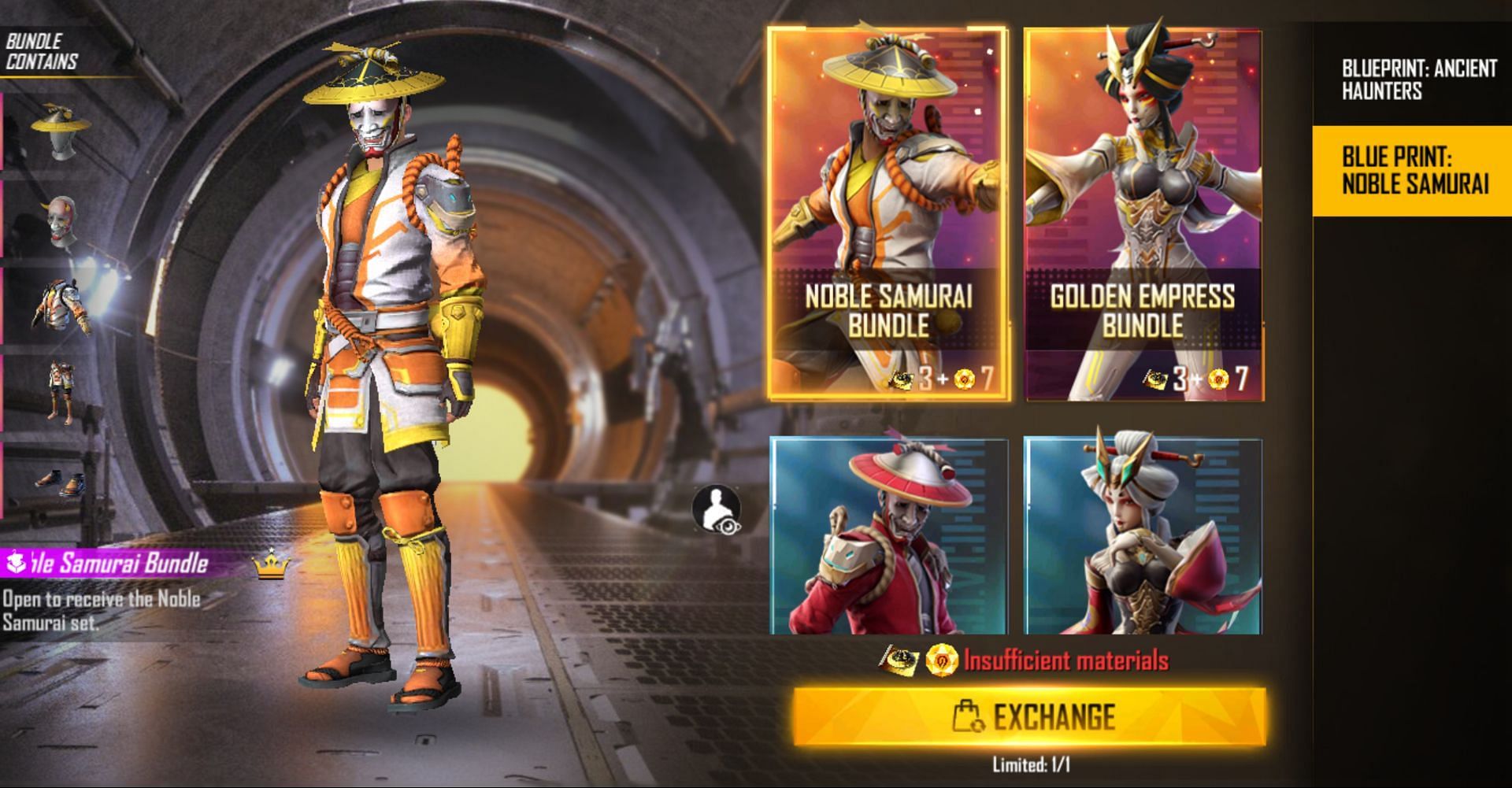 A total of six outfits are up for grabs (Image via Garena)