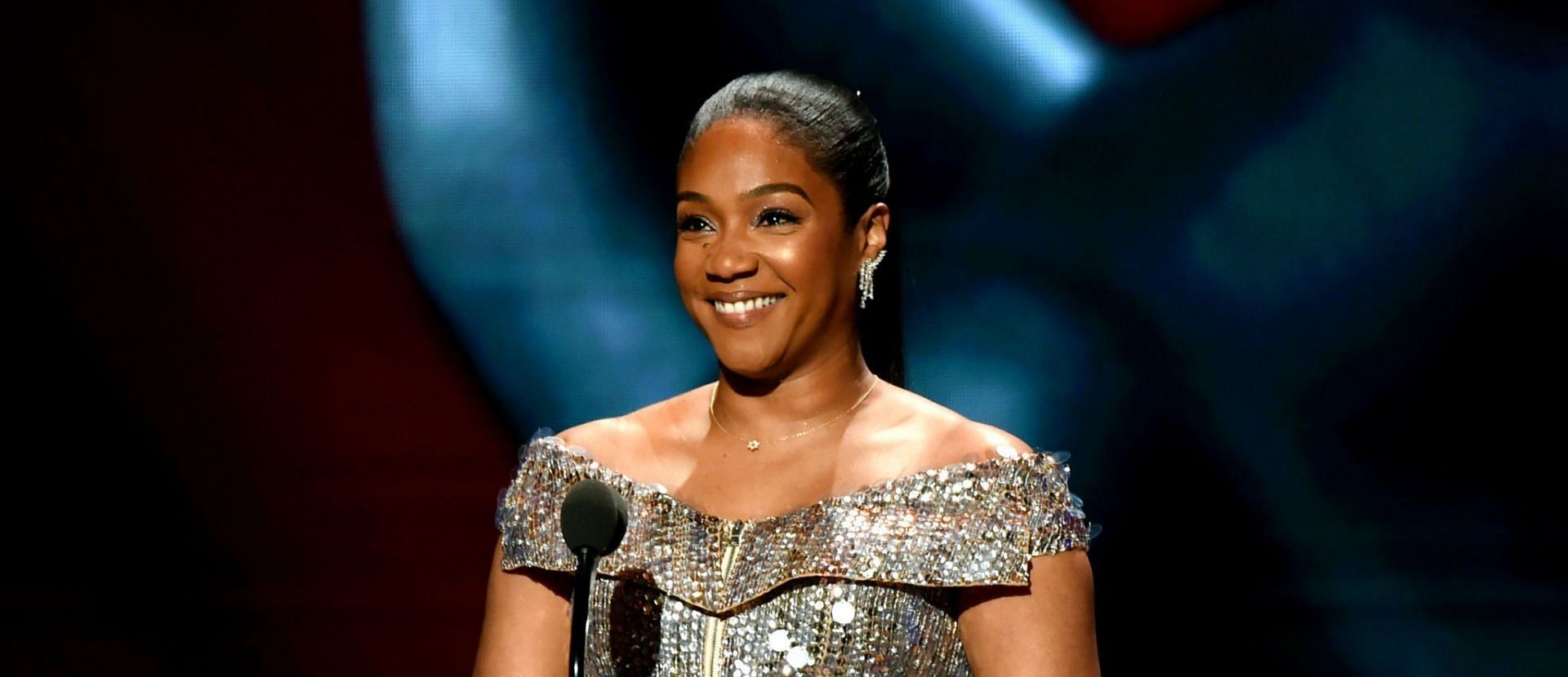 Tiffany Haddish addressed Will Smith and Chris Rock&#039;s slapping incident (Image via Aaron J. Thornton/Getty Images)