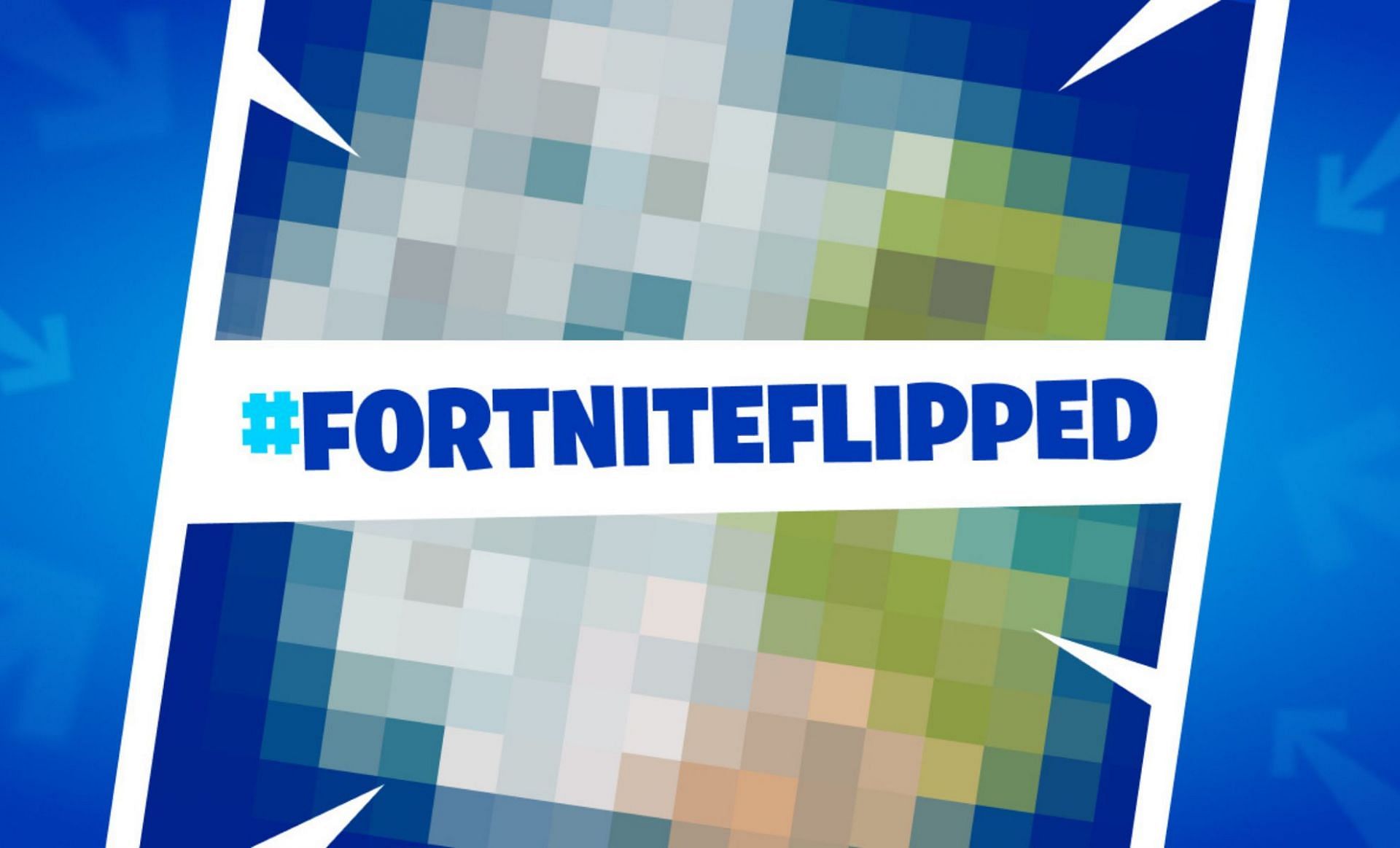 The Flipped theme was teased early (Image via Fortnite on Twitter)