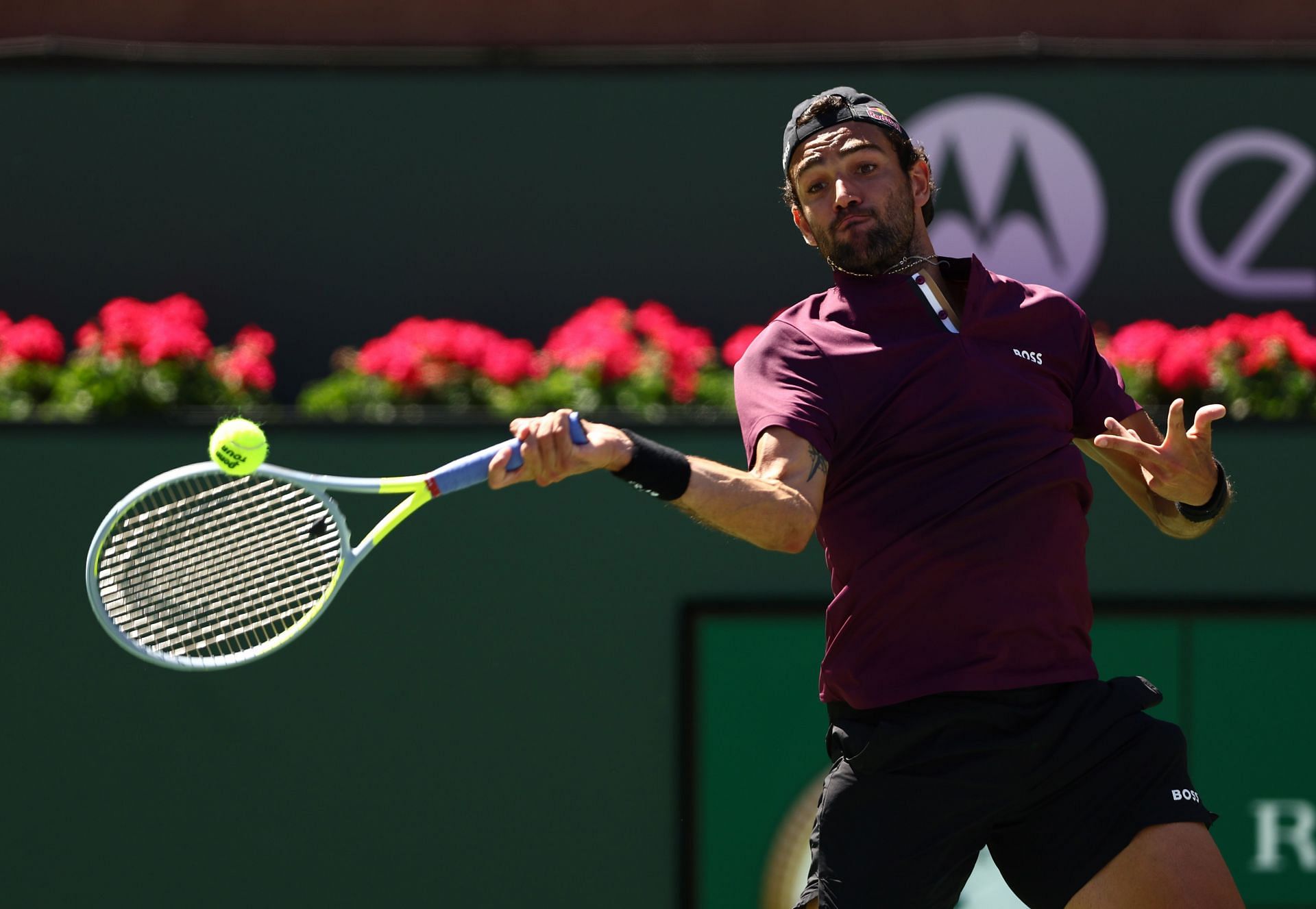 Matteo Berrettini will look to reach the quarterfinals of the Indian Wells Masters