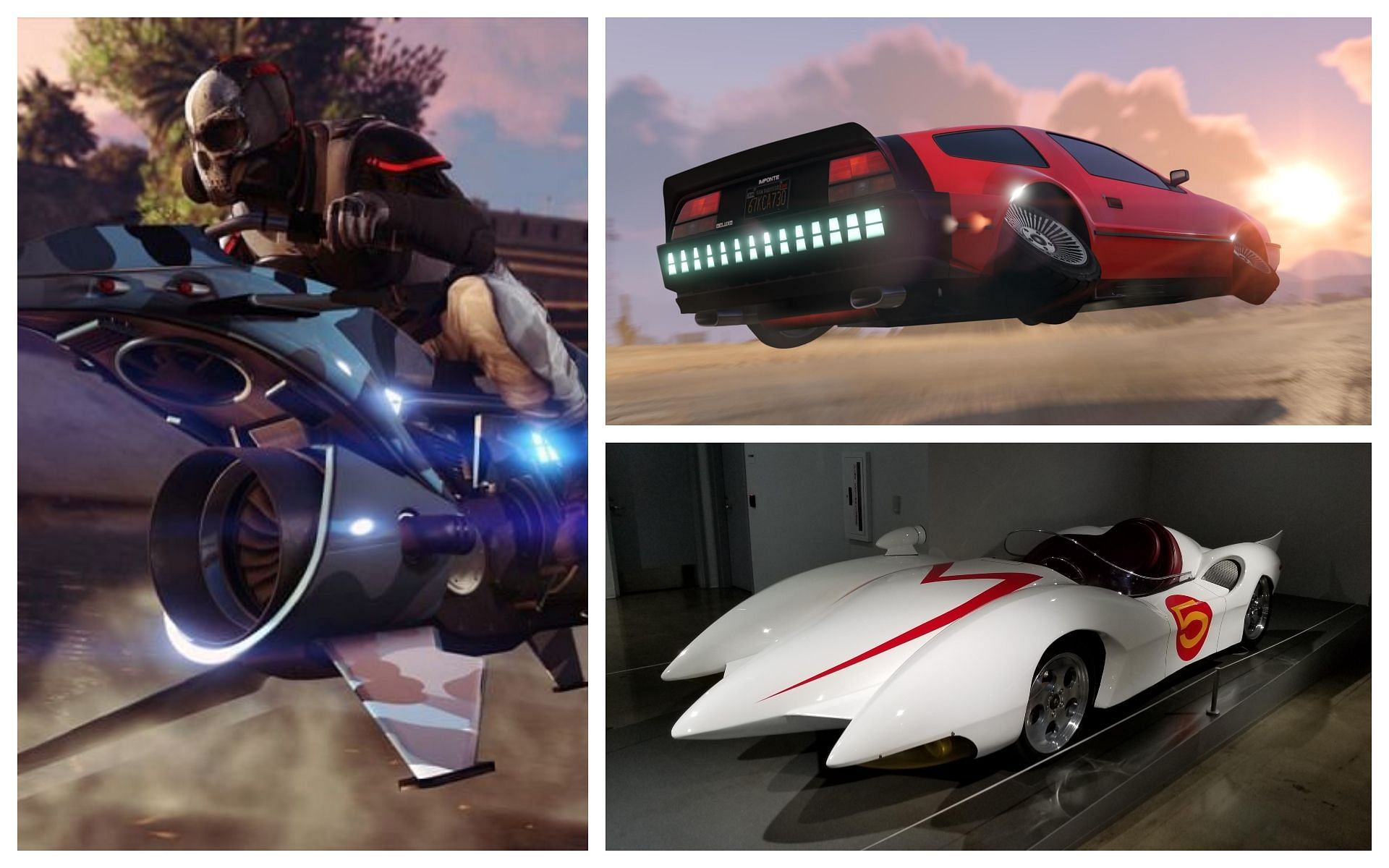 GTA online has a lot of futuristic vehicles in the game (Image via Sportskeeda)