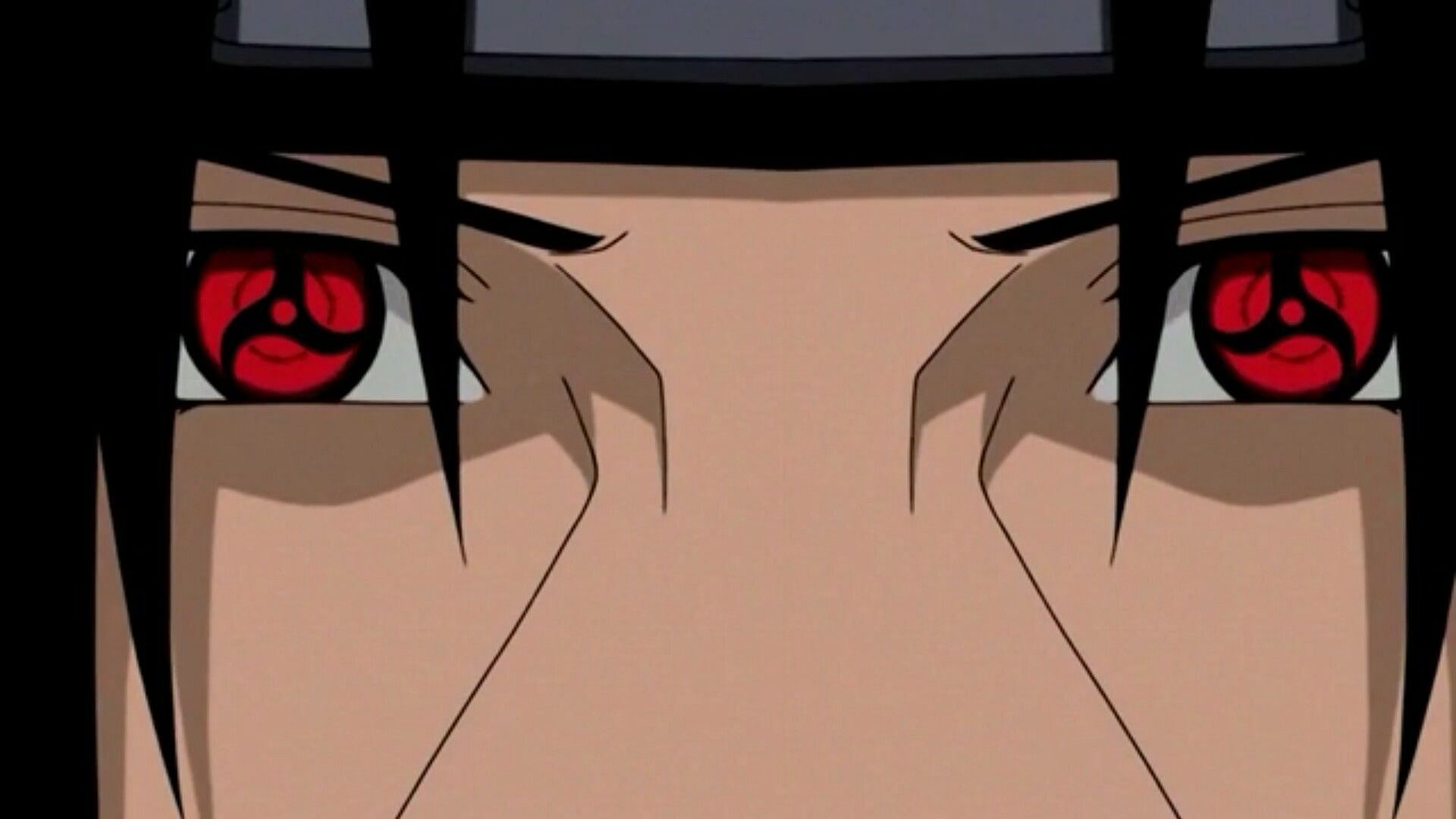 Itachi using Tsukuyomi with his Mangekyo Sharingan in Naruto Shippuden (Image via Studio Pierrot)