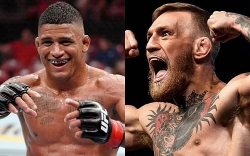 Gilbert Burns (left) and Conor McGregor (right)