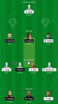MAL vs GOR Dream11 Fantasy Suggestion #1
