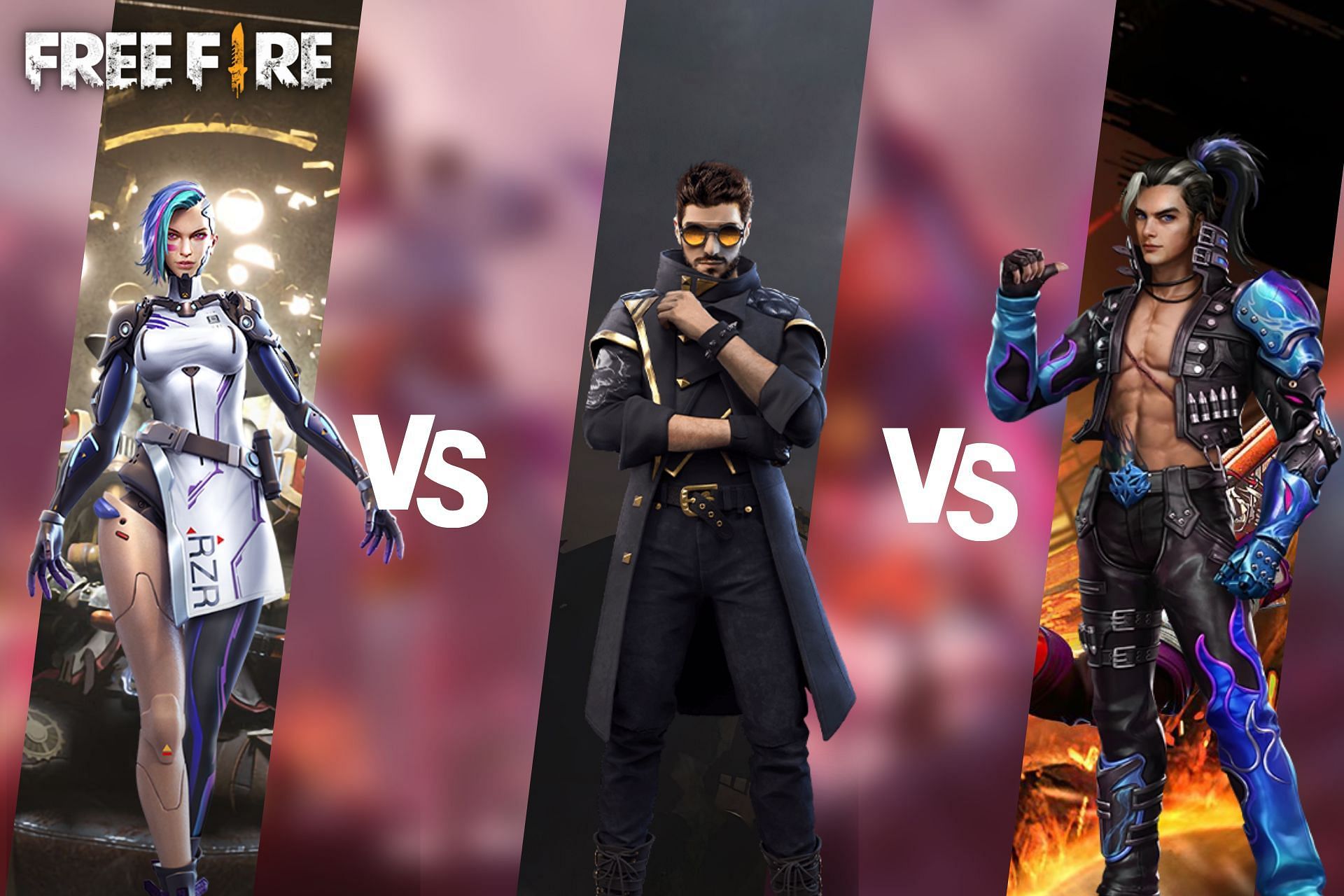 So many decisions yet only one of these Free Fire MAX characters is the best (Image via Sportskeeda)