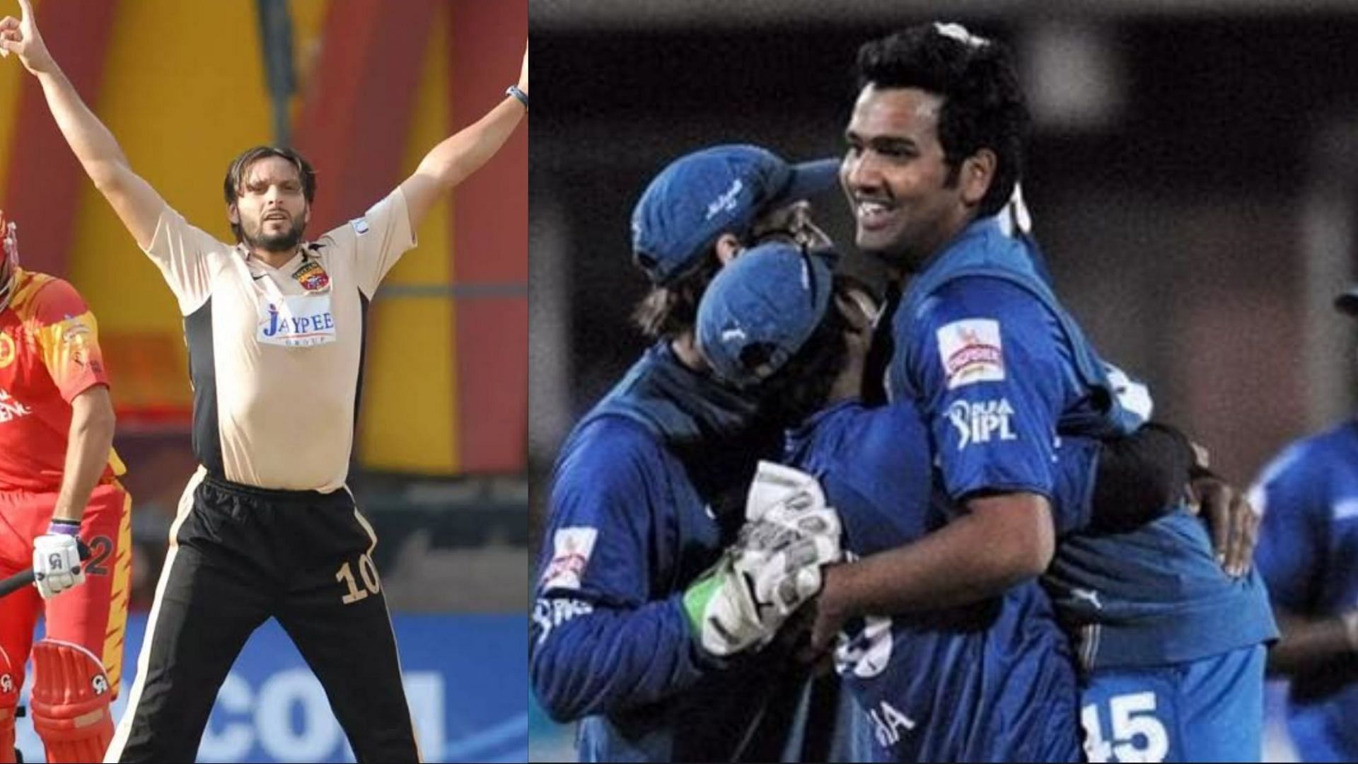 Rohit Sharma and Shahid Afridi once played together for the Deccan Chargers