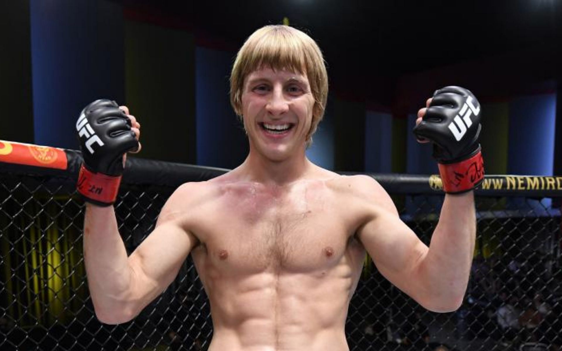 Paddy Pimblett after his successful UFC debut (Image credit: UFC.com)