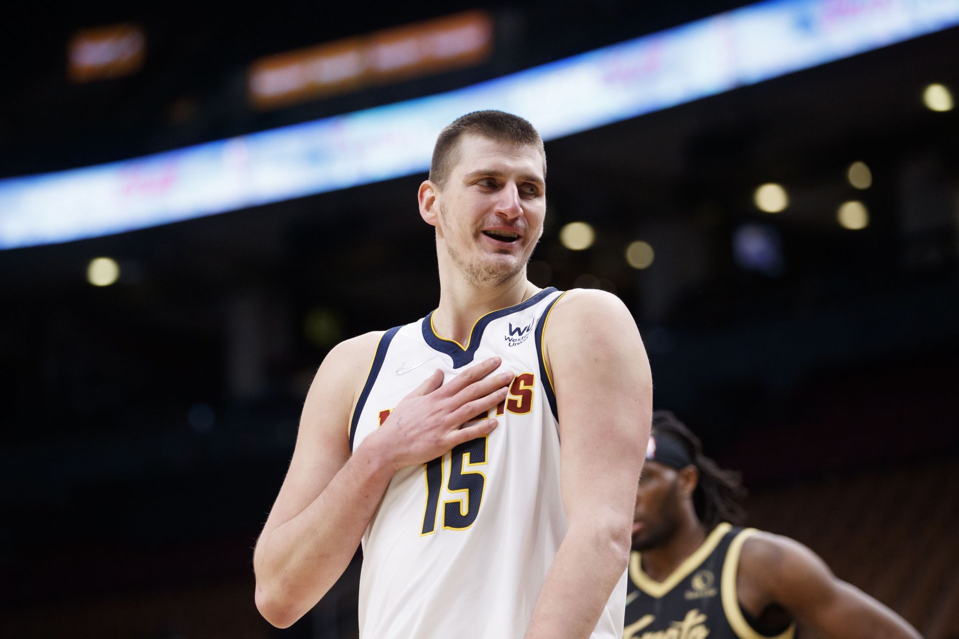 Nikola Jokic of the Denver Nuggets during a game.