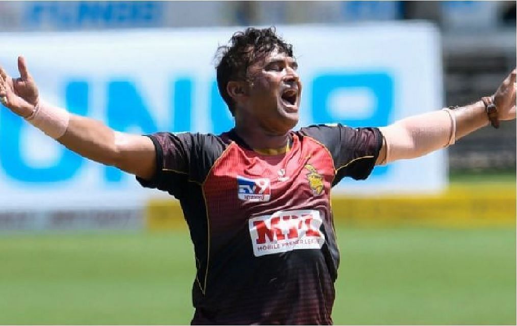 Pravin Tambe has been a part of KKR&#039;s support staff since 2020. Image: Trinbago Knight Riders