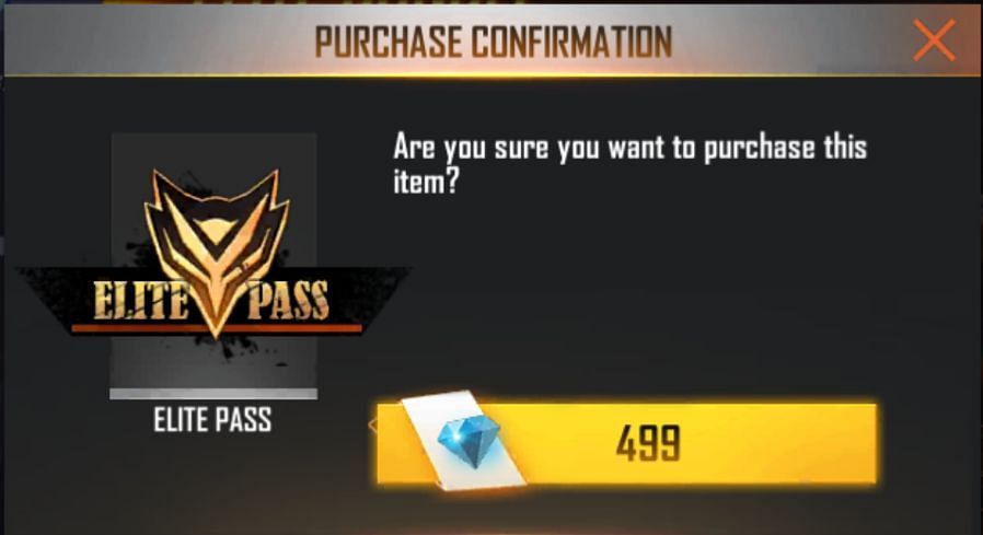 Confirm the purchase (Image via Garena)