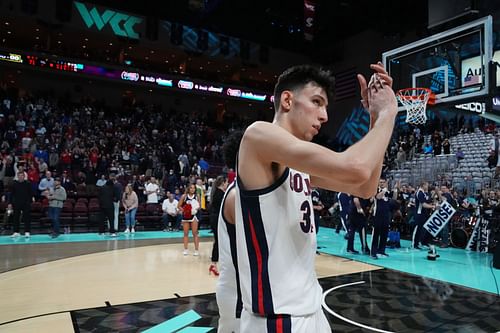 Gonzaga freshman center Chet Holmgren