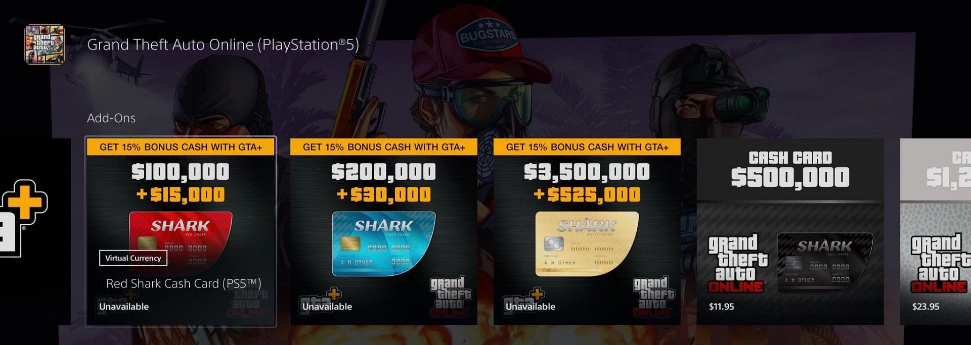 GTA+ members will also get more out of Shark cards (Image via Twitter/Cameron)