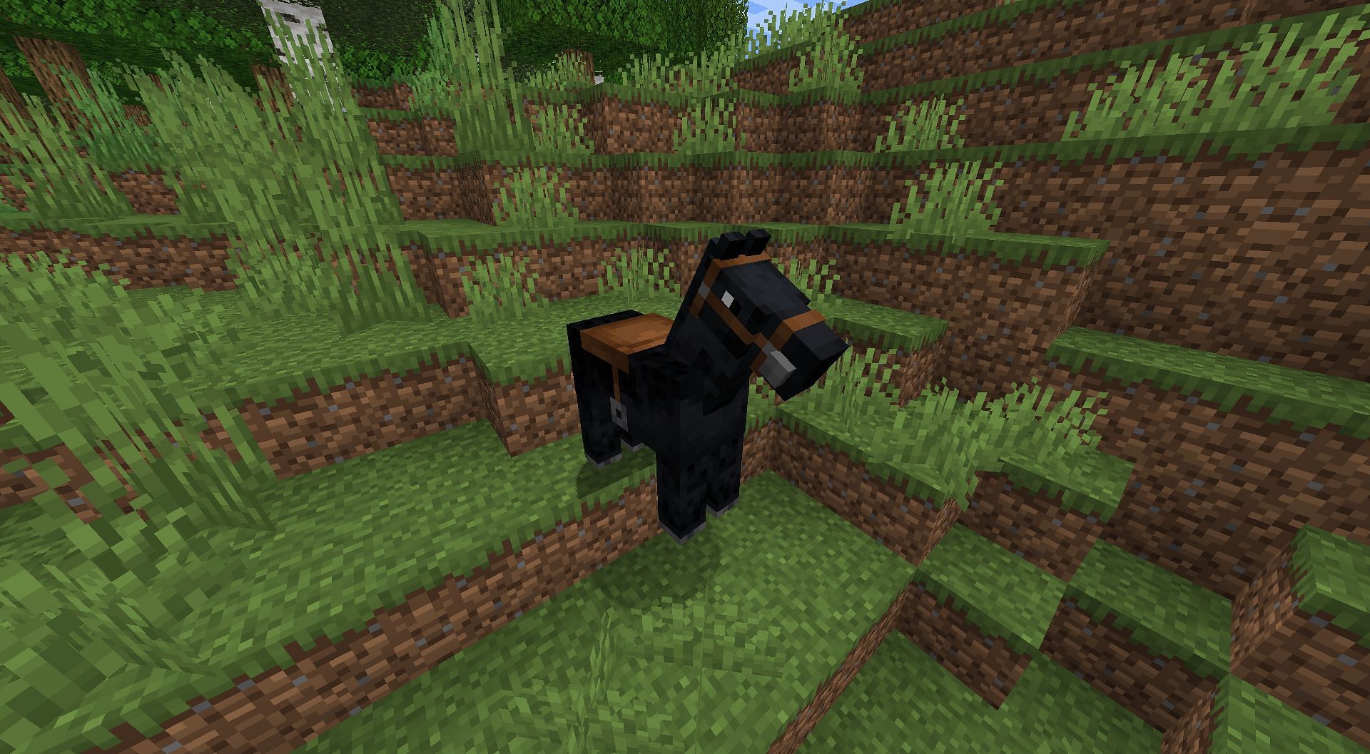 Horses are some of the best way to travel (Image via Mojang)