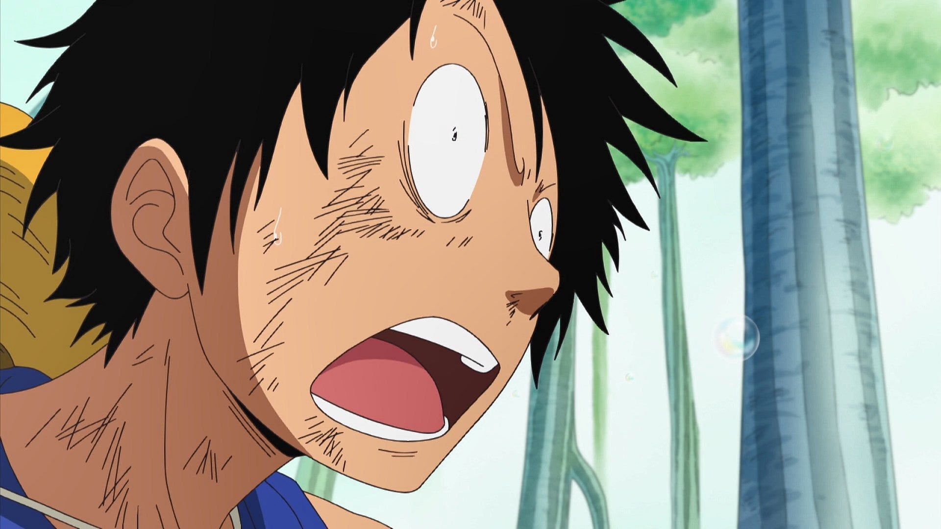 shocked anime face one piece