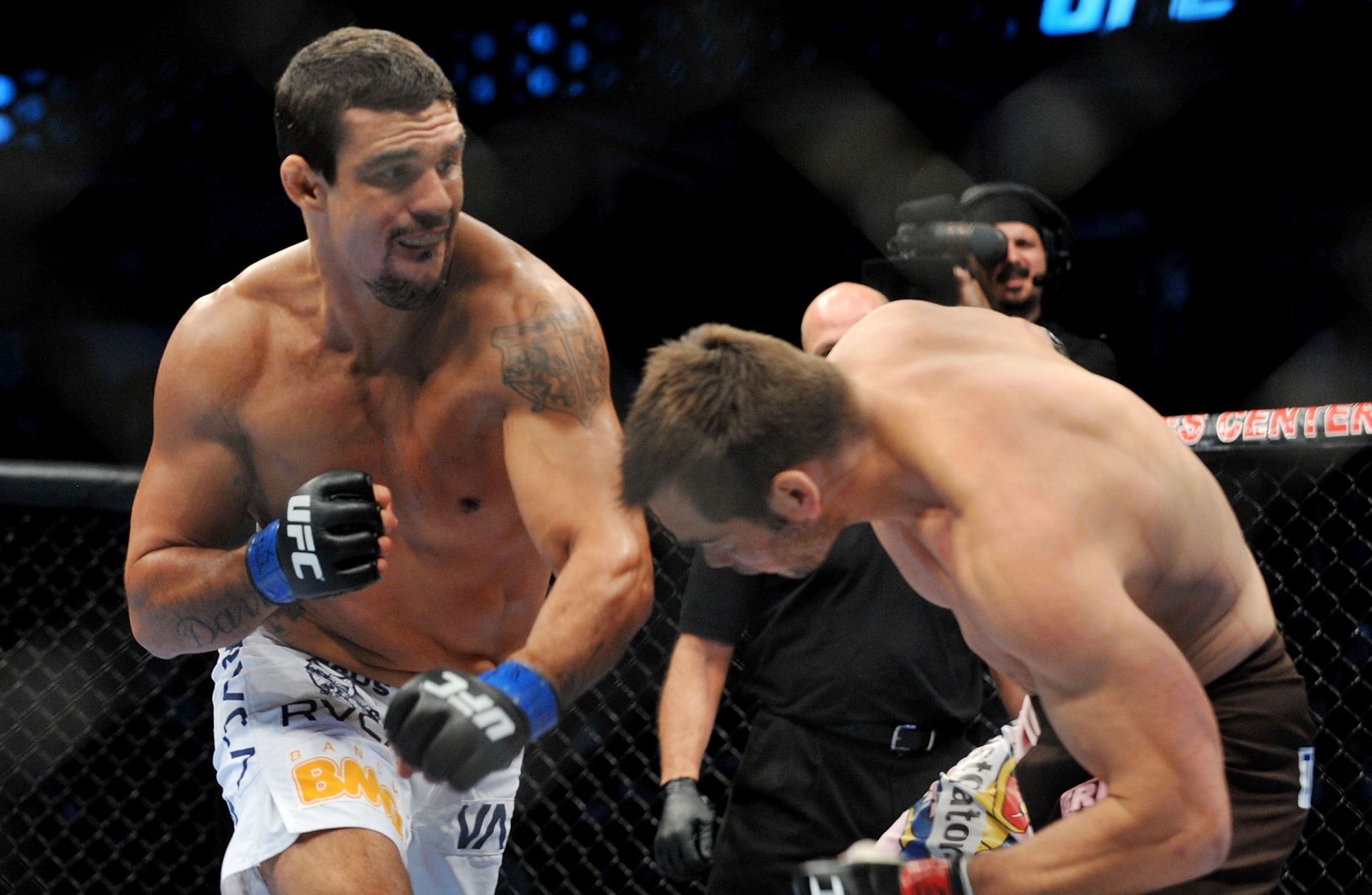 &#039;The Phenom&#039; defeated former middleweight champion Rich Franklin at UFC 103