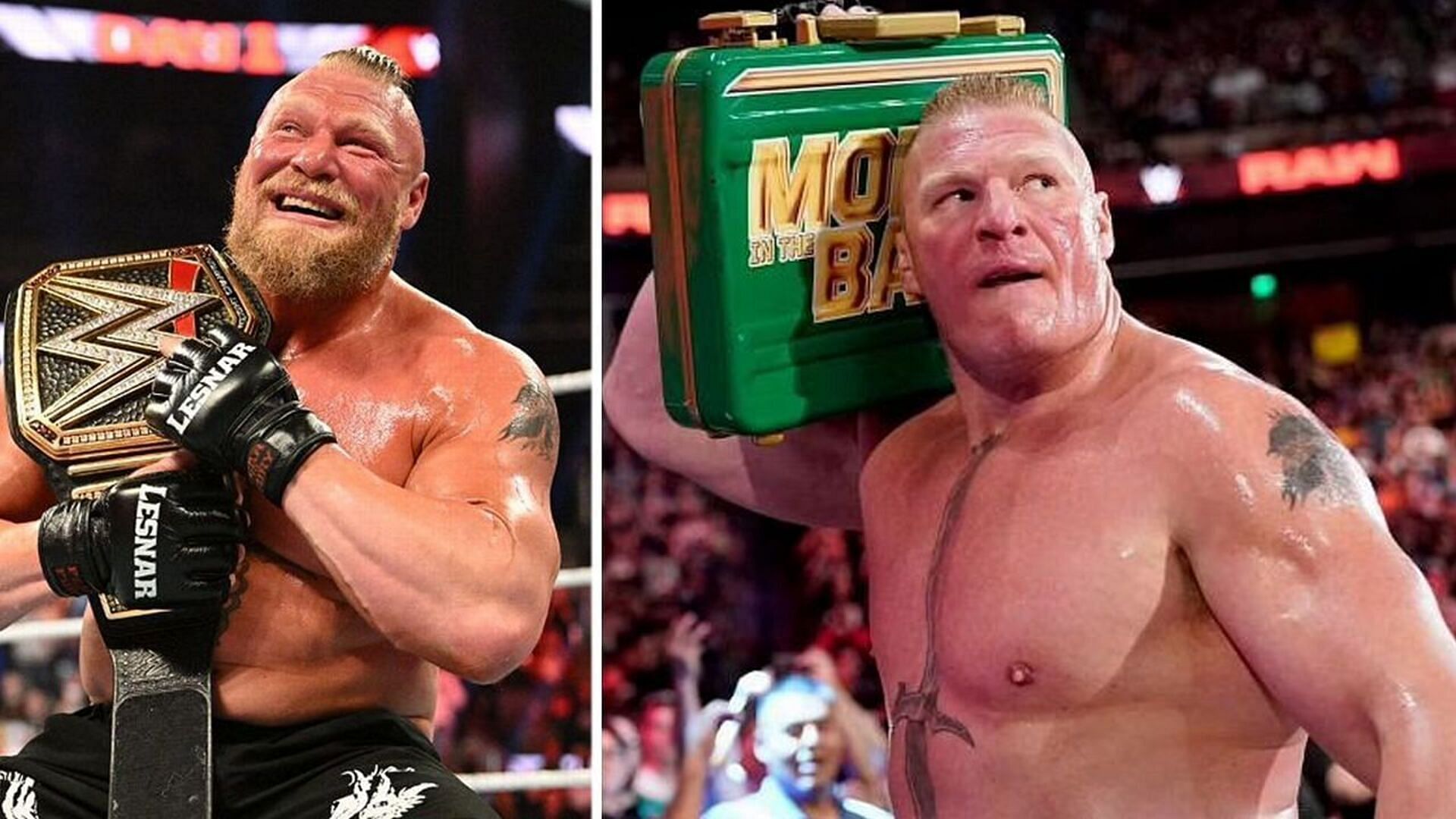 Brock Lesnar will battle Roman Reigns in a title unification match at WrestleMania