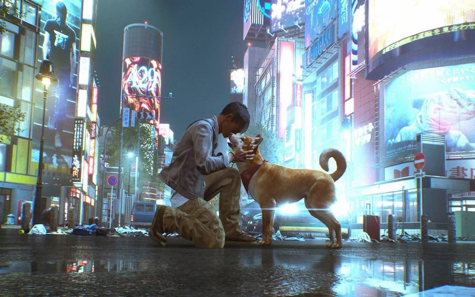 Ghostwire: Tokyo is filled with stray animals (Image via Tango Gameworks)