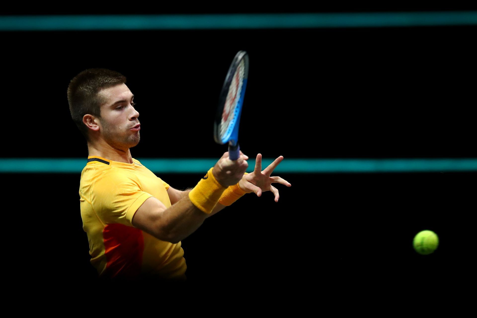 Borna Coric at the 2021 Rotterdam Open