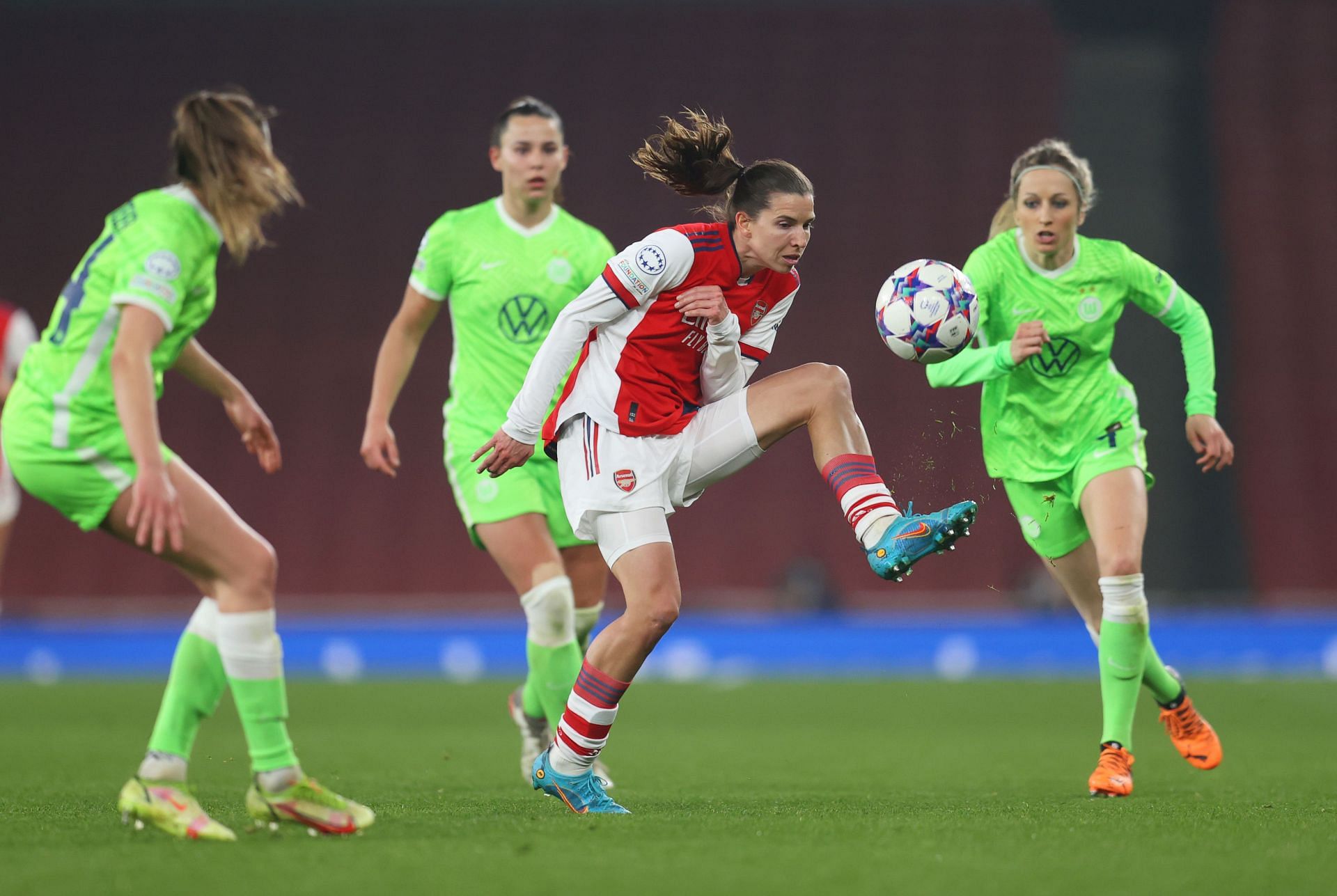 Arsenal Women will face Wolfsburg Women on Thursday