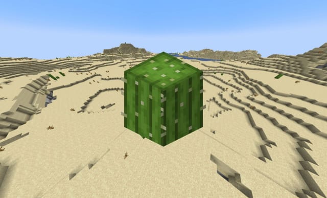 How to make an instant cactus farm in Minecraft