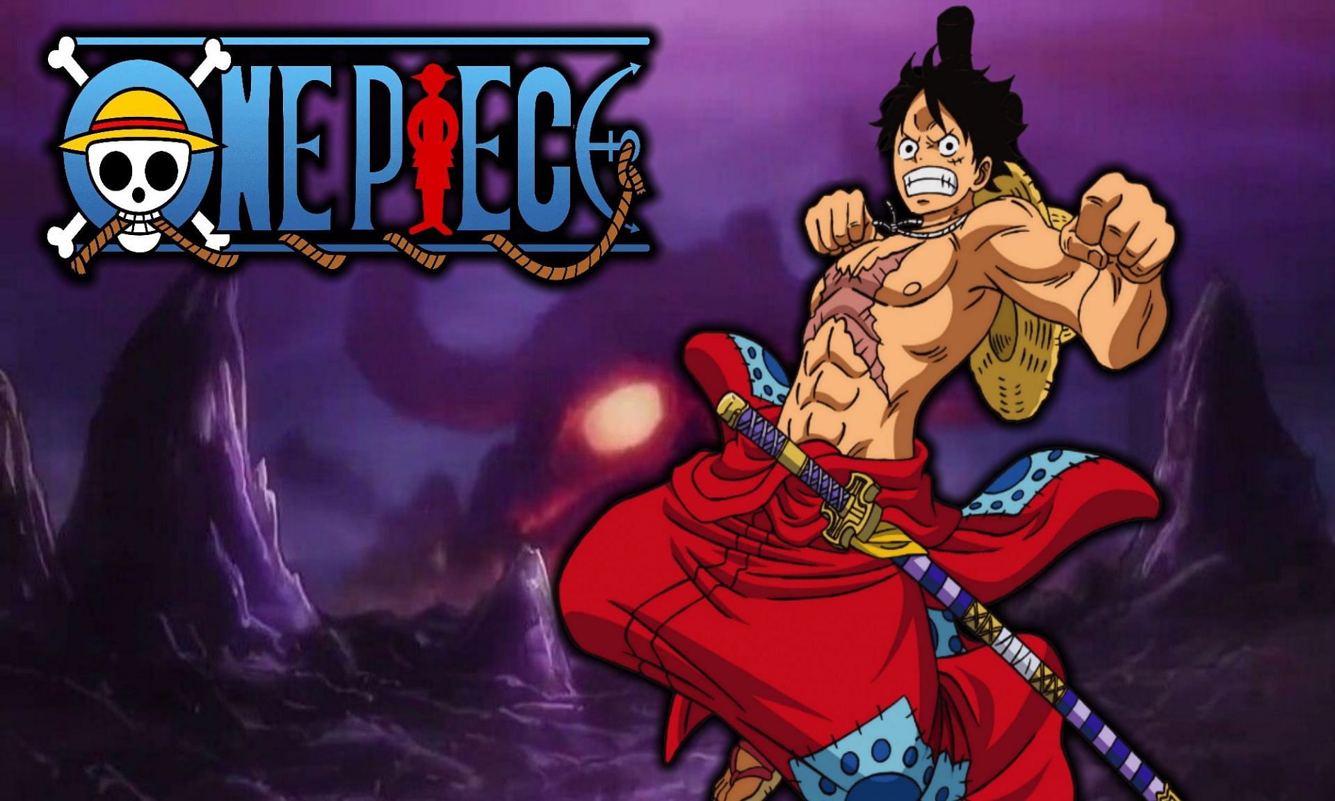 Luffy was greatly injured by Kaido&#039;s attack  (Image via Sportskeeda)