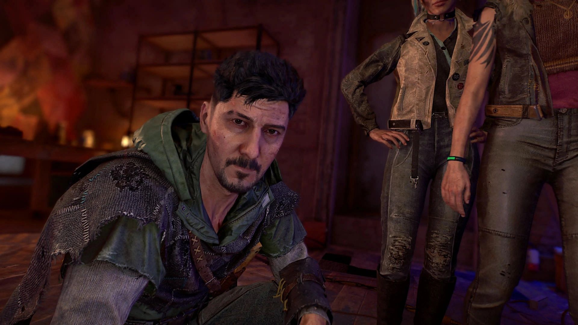 Hakon, one of the characters player character meets in game, is based on the likeness of David Belle (Image via Dying Light 2)